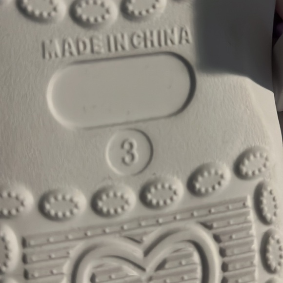 New First Steps Girls flower White Shoes Size 3 - Picture 8 of 12